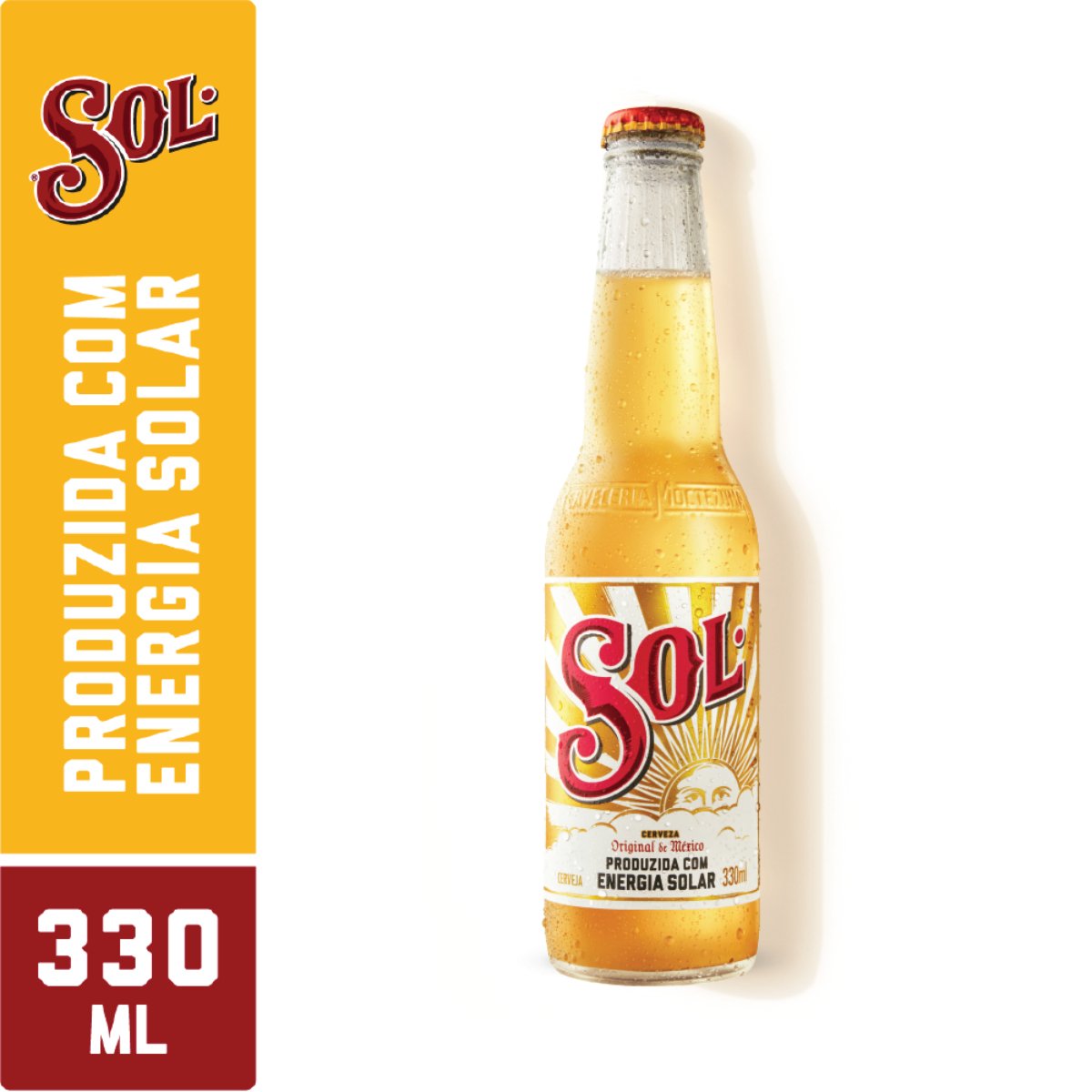 Cerveja Sol Premium Long Neck 330ml