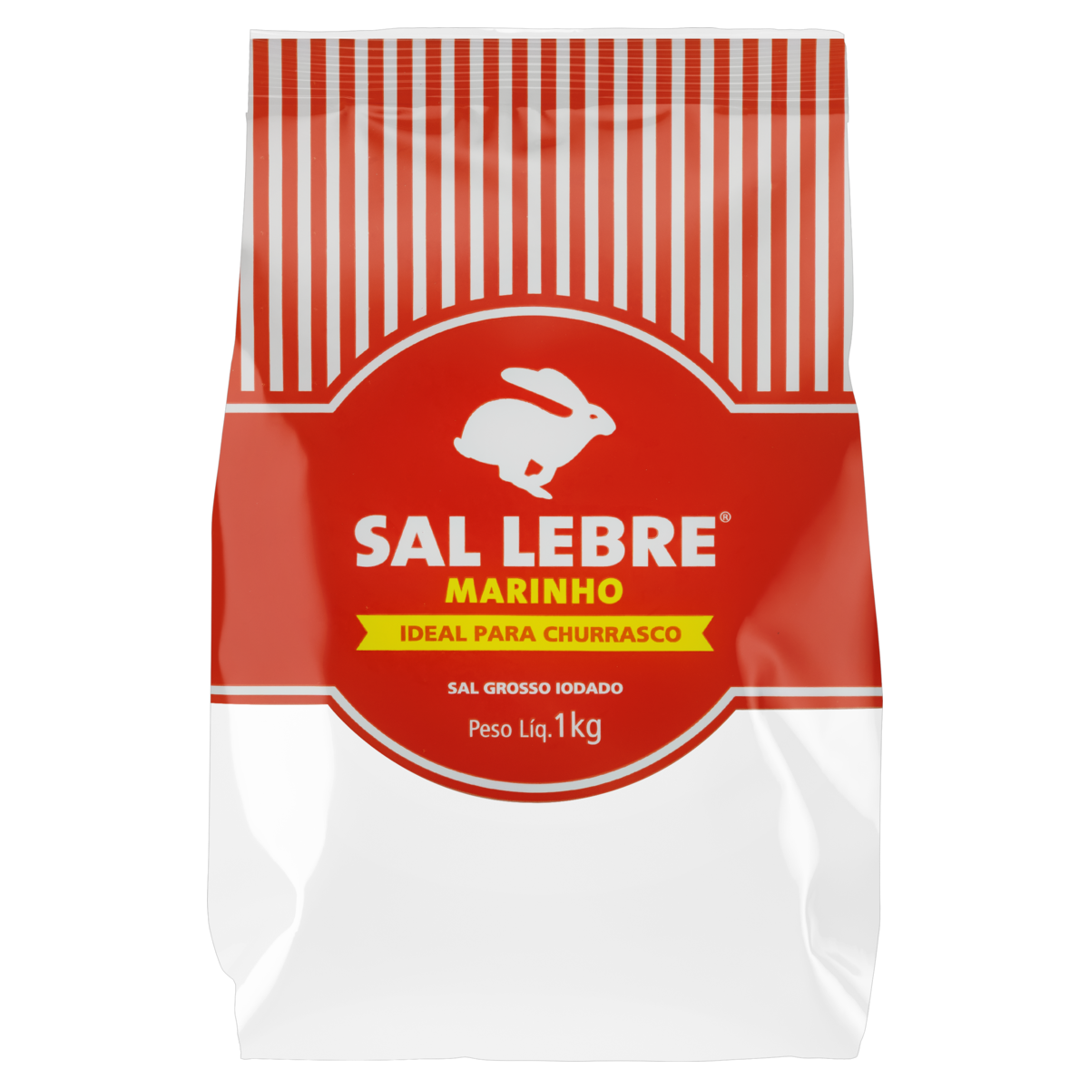Sal Marinho Grosso para Churrasco Lebre Pacote 1kg