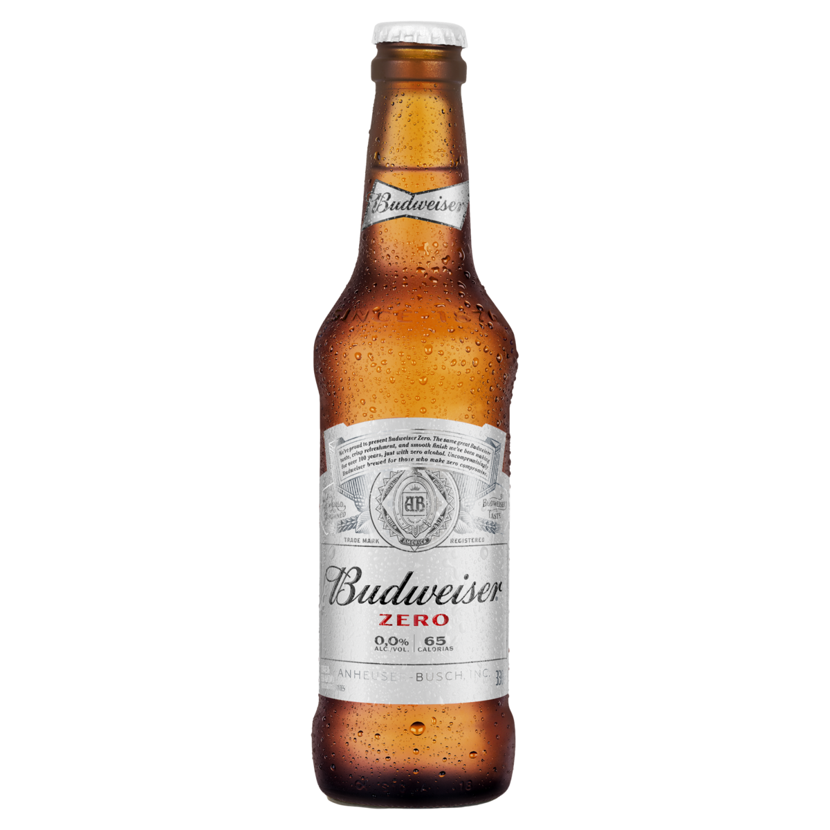 Cerveja Zero Álcool Budweiser Garrafa 330ml