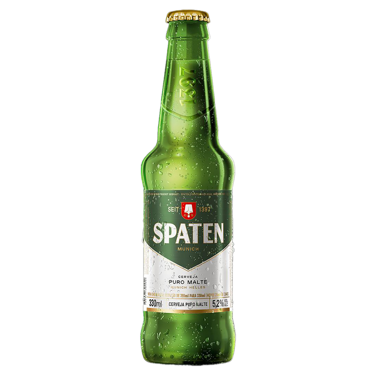 Cerveja Munich Helles Puro Malte Spaten Garrafa 330ml