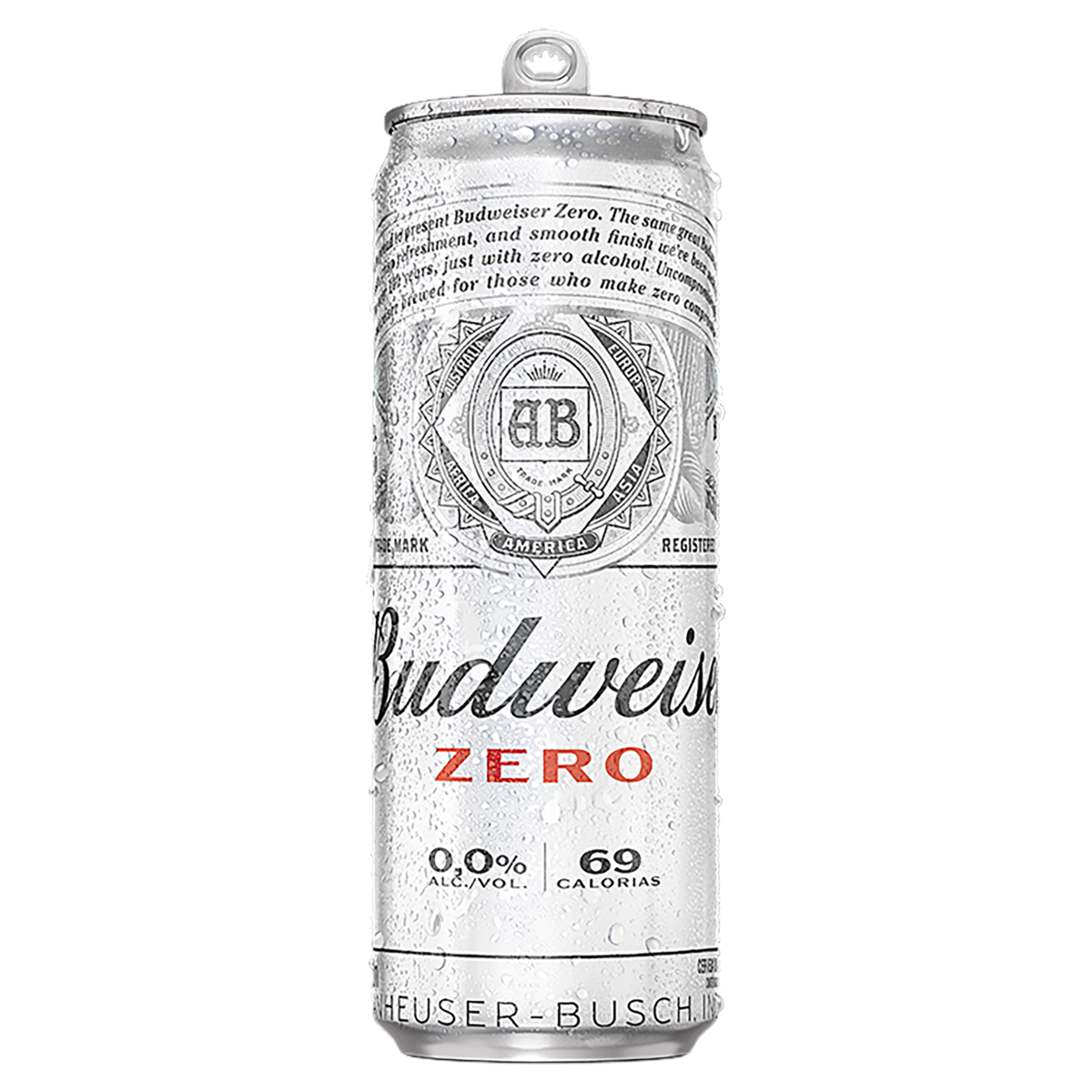 Cerveja Zero Álcool Budweiser Lata 350ml