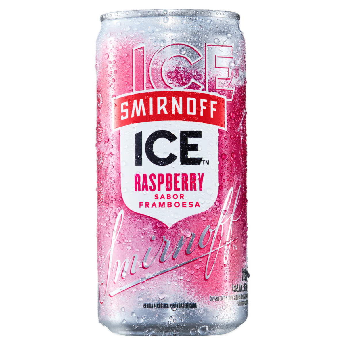 Bebida Mista Alcoólica Gaseificada Raspberry Smirnoff Ice Lata 269ml